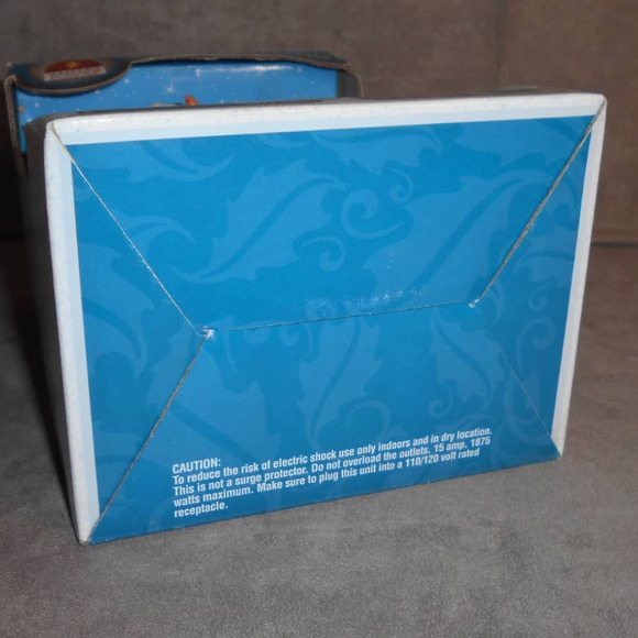 Santa's Power Mister Mr. Snowman Decorative 6 Outlet Wall Adapter NIB - Picture 9 of 9